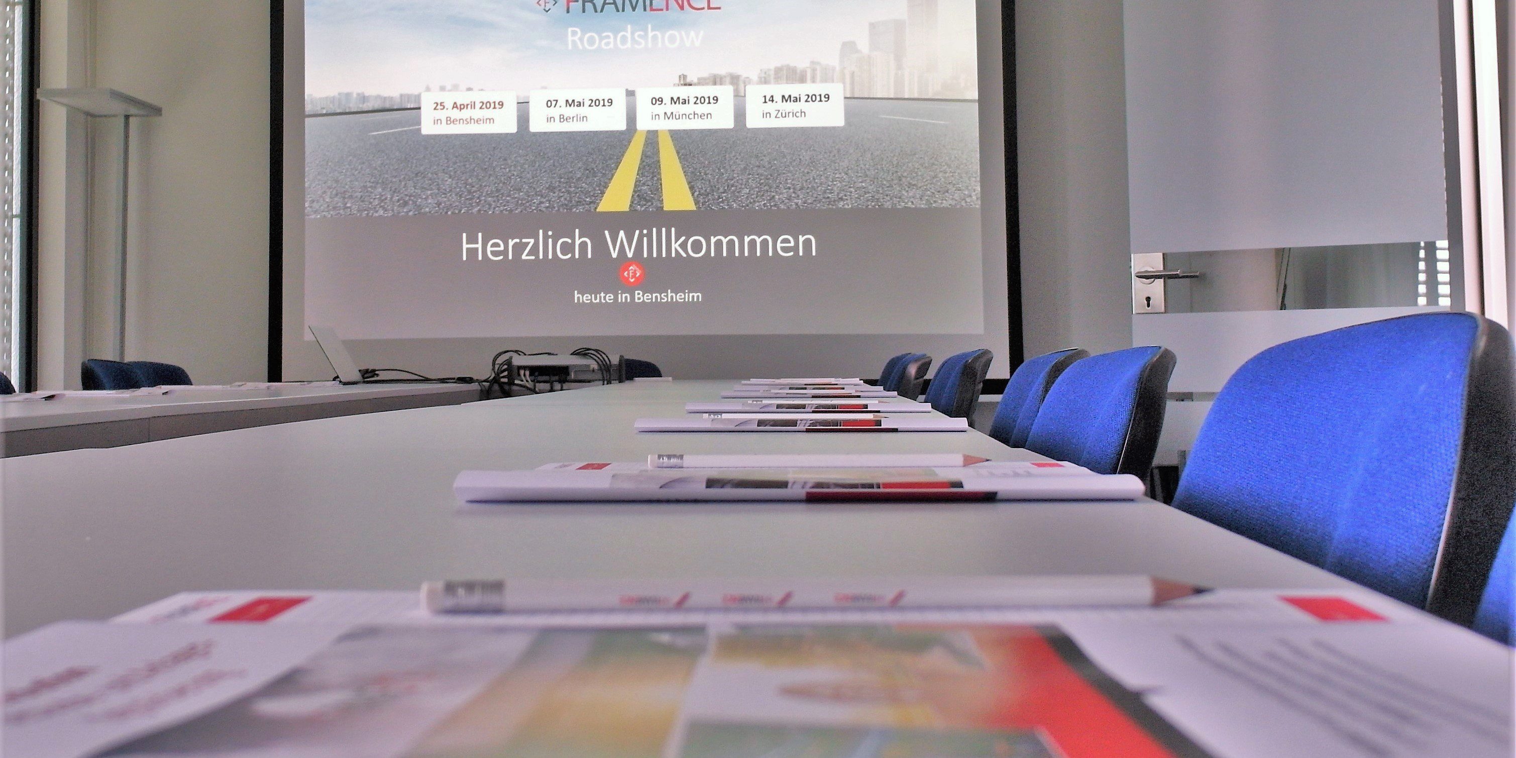 FRAMENCE Twit Die FRAMENCE Roadshow in Bensheim. Vom Foto zum Digitalen Zwilling. © FRAMENCE GmbH