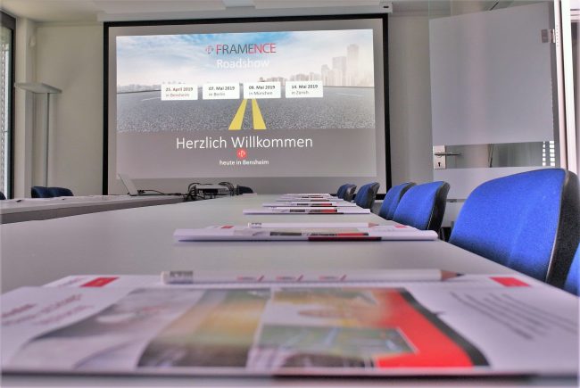 FRAMENCE Roadshow Bensheim The FRAMENCE Roadshow in Bensheim. From photo to digital twin. © FRAMENCE GmbH